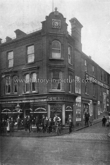 Clamps Furnishing Stores, 4 St Botolph Street, Colchester, Essex. c.1908